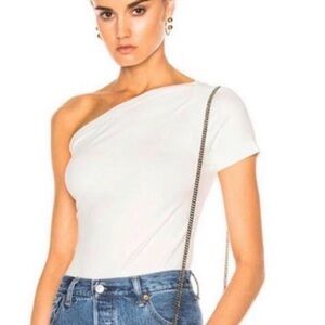 Helmut Lang one-sleeve bodysuit - size XS